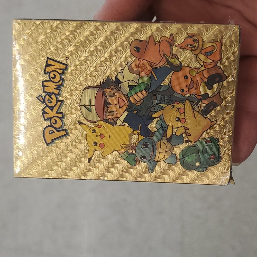 COPY - pokemon 110 pcs. gold cards
